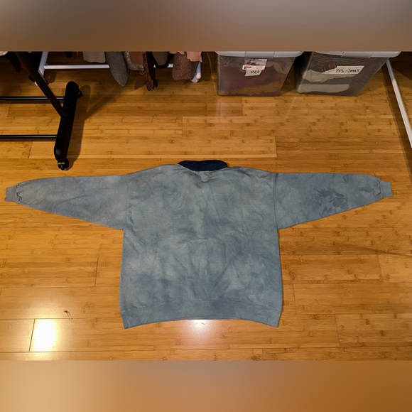 Free People X Tricia Fix Denim Collar Pullover NEW - Picture 4 of 6